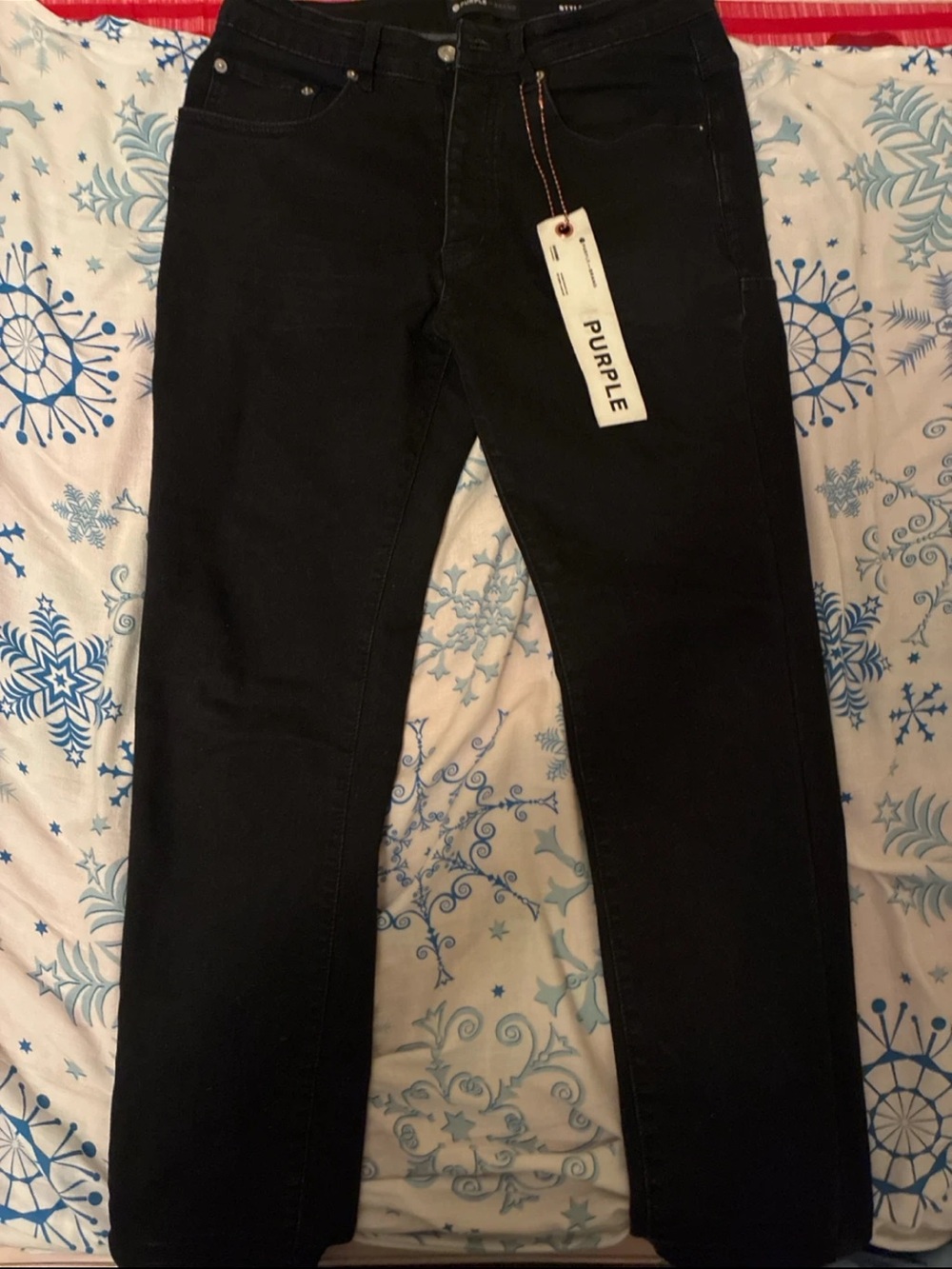Purple Jeans Black